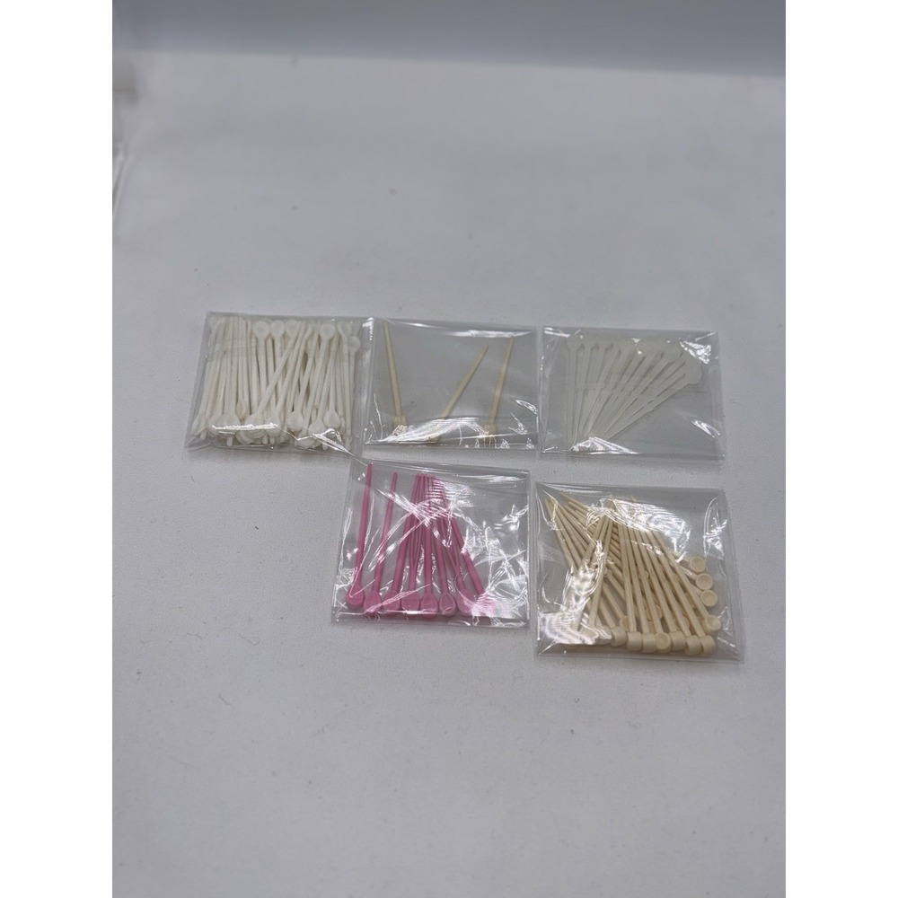 Hair Pins for Curlers Rollers Picks Plastic Mixed Lot White Pink Cream 50 +